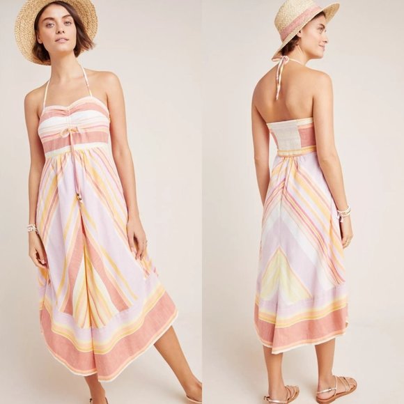 Anthropologie Dresses & Skirts - Anthropologie Multicolor Halter Dress